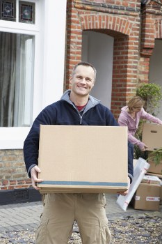 Removal team supporting a home move in Lambeth street