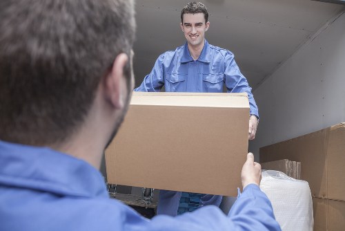 Careful furniture handling during a Lambeth flat move