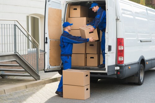 Lambeth Removals van loading furniture for a transparent free-quote move