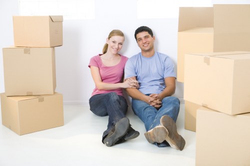 Man with van service helping with a residential move in Lambeth