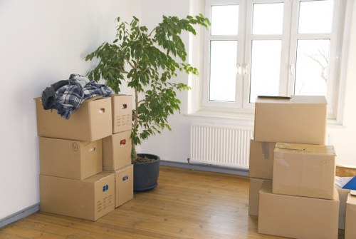 Team handling access and loading for a commercial move in Lambeth