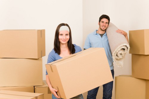 A removal van serving apartments and terraces in Lambeth